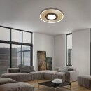 Briloner LED Deckenleuchte Gold rund Ø49,5cm 25W...