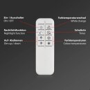 Briloner LED Deckenleuchte Gold rund Ø49,5cm 25W 3000lm Warmweiß - Kaltweiß dimmbar mit Fernbedienung