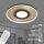 Briloner LED Deckenleuchte Gold rund Ø49,5cm 25W 3000lm Warmweiß - Kaltweiß dimmbar mit Fernbedienung