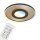 Briloner LED Deckenleuchte Gold rund Ø49,5cm 25W 3000lm Warmweiß - Kaltweiß dimmbar mit Fernbedienung