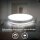 B.K.Licht LED Deckenleuchte Silber/Titan rund Ø29cm 15W 1500lm Neutralweiß 4000K Backlight