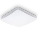 B.K.Licht LED Deckenleuchte Weiß eckig 27x27cm 12W 1200lm warmweiß 3000K