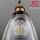 B.K.Licht Pendelleuchte Vintage Glas Messing Antik Ø14cm max. 60W E27 ohne Leuchtmittel