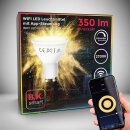 B.K.Licht LED Smart Reflektor 5,5W GU10 350lm warmweiß 2700K 120° Dimmbar App Amazon Echo Google WiFi