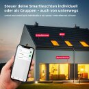 B.K.Licht LED Smart Reflektor 5,5W GU10 350lm warmweiß 2700K 120° Dimmbar App Amazon Echo Google WiFi