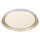 Emil Lux LED Deckenleuchte Tessali Weiß/Gold Ø43cm 30W 2000lm CCT 3000K-6500K mit Fernbedienung