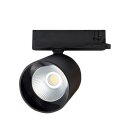 Spectrum LED 3-Phasen Stromschienenstrahler ARTEMIDA MAXI Schwarz 12-42W 1300-3800lm Neutralweiß 4000K Ra>90 36°/60°