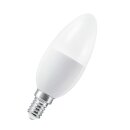 2 x Osram LED Kerzen 4,9W = 40W E14 matt 470lm RGBW warmweiß 2700K Dimmbar mit Fernbedienung