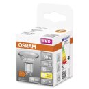 Osram LED Parathom PAR16 Glas Reflektor 4,3W = 50W GU10 350lm warmweiß 2700K 36°