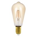 Eglo LED Leuchtmittel Edison ST64 4W = 26W E27 Bernstein...