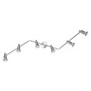 Ledvance LED Deckenleuchte Spots Silber 6 x 2,6W GU10 1380lm Warmweiß 2700K schwenkbar