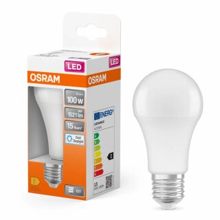 Osram LED Leuchtmittel Birnenform A60 13W = 100W E27 matt 1521lm kaltweiß Tageslicht 6500K