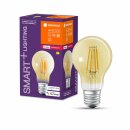 Ledvance LED Smart+ Filament A60 Birne 6W = 52W E27 Gold...