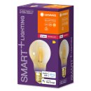 Ledvance LED Smart+ Filament A60 Birne 6W = 52W E27 Gold 680lm extra warmweiß 2400K Dimmbar App Google Alexa ZigBee