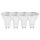 4 x Philips LED Leuchtmittel Reflektor 4,7W = 50W GU10 Weiß 345lm warmweiß 2700K 36°