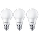 3 x Philips LED Leuchtmittel Birne A60 5,5W = 40W E27 matt 470lm warmweiß 2700K 180°