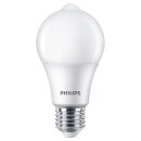 Philips LED Leuchtmittel Birnenform 8W = 60W E27 matt 806lm warmweiß 2700K mit Sensor