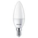 3 x Philips LED Leuchtmittel Kerzenform 4,9W = 40W E14...