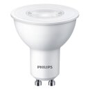 3 x Philips LED Leuchtmittel Reflektor 4,7W = 50W GU10 380lm warmweiß 2700K 36°