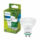 Philips LED Leuchtmittel Glas Reflektor 2,4W = 50W GU10 380lm warmweiß 3000K 36° ultra effizient