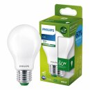 Philips LED Leuchtmittel Birne A60 4W = 60W E27 matt 840lm warmweiß 3000K ultra effizient