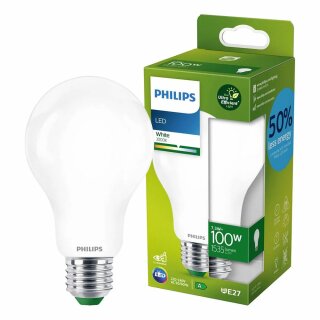 Philips LED Leuchtmittel Birne A70 7,3W = 100W E27 matt 1535lm warmweiß 3000K ultra effizient