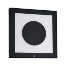 Paulmann LED Solarleuchte Panel Taija Anthrazit 40x40cm IP44 2W 200lm warmweiß 3000K mit Sensor