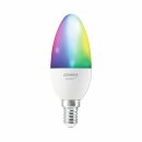Ledvance LED Smart+ Kerze 4,9W = 40W E14 matt 470lm RGBW...