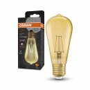 Osram LED Filament Leuchtmittel Vintage Edison ST64 2,5W = 22W E27 Gold 220lm extra warmweiß 2400K