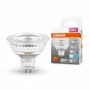 Osram LED Leuchtmittel Glas Reflektor MR16 3,8W = 35W GU5,3 12V 345lm Neutralweiß 4000K 36°