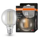 Osram LED Filament G125 Globe 11W = 42W E27 Rauchglas...