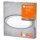Ledvance LED Deckenleuchte Orbis Sparkle Weiß 28W 3120lm CCT 2800K-6000K Dimmbar Fernbedienung