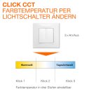 Ledvance LED Deckenleuchte Wandlampe Orbis Weiß Ø31cm 15W 1000lm Click-CCT 2700K 4000K 6500K
