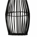 Pendelleuchte Timber Love Schwarz Rattan Ø20cm max. 20W E27 ohne Leuchtmittel kürzbar