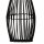 Pendelleuchte Timber Love Schwarz Rattan Ø20cm max. 20W E27 ohne Leuchtmittel kürzbar