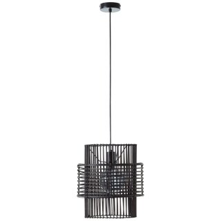 Brilliant Pendelleuchte Chatham Schwarz Ø31cm max. 25W E27 ohne Leuchtmittel kürzbar