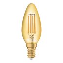 Osram LED Filament Leuchtmittel Kerze Vintage 1906 4W = 35W E14 Gold 410lm extra warmweiß 2400K
