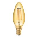 Osram LED Filament Leuchtmittel Kerze Vintage 1906 4W = 35W E14 Gold 410lm extra warmweiß 2400K