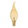 Osram LED Filament Leuchtmittel Windstoßkerze Vintage 1906 1,5W = 12W E14 Gold 120lm extra warmweiß 2400K