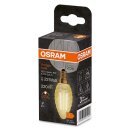 Osram LED Filament Leuchtmittel Kerze gedreht Vintage 1906 2,5W = 22W E14 Gold 220lm extra warmweiß 2400K