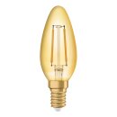 Osram LED Filament Leuchtmittel Kerze Vintage 1906 1,5W = 12W E14 Gold 120lm extra warmweiß 2400K