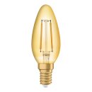 Osram LED Filament Leuchtmittel Kerze Vintage 1906 1,5W = 12W E14 Gold 120lm extra warmweiß 2400K