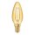 Osram LED Filament Leuchtmittel Kerze Vintage 1906 1,5W = 12W E14 Gold 120lm extra warmweiß 2400K