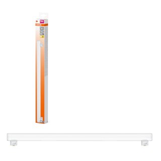 Osram LED Linienlampe LEDinestra 50cm 6W S14s 2 Sockel matt 640lm warmweiß 2700K