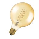 Osram LED Spiral Filament G125 Globe Vintage 1906 4,8W = 37W E27 gold 420lm extra warmweiß 2200K DIMMBAR