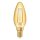 Osram LED Filament Leuchtmittel Kerze Vintage 1906 2,5W = 22W E14 Gold 220lm extra warmweiß 2400K