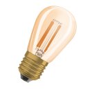 Osram LED Filament Mini Edison ST45 4,8W = 33W E27 Gold klar 360lm extra warmweiß 2200K DIMMBAR