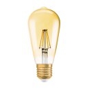 Osram LED Filament Leuchtmittel Edison ST64 6,5W = 55W E27 Gold 725lm extra warmweiß 2400K DIMMBAR