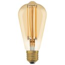 Osram LED Filament Vintage 1906 ST64 Edison 8,8W = 60W E27 Gold 806lm extra warmweiß 2200K DIMMBAR