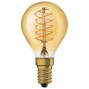 Osram LED Vintage 1906 P45 Tropfen 3,4W = 25W E14 Gold 250lm extra warmweiß 2200K Dimmbar